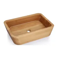 Zdjęcie Luksusowa umywalka 50 cm NOVA, buk, lakier półmatowy, naturalny