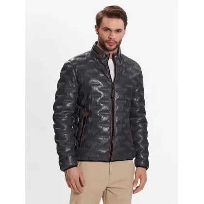 Zdjęcie Milestone Kurtka skórzana 991019 60080 Czarny Regular Fit