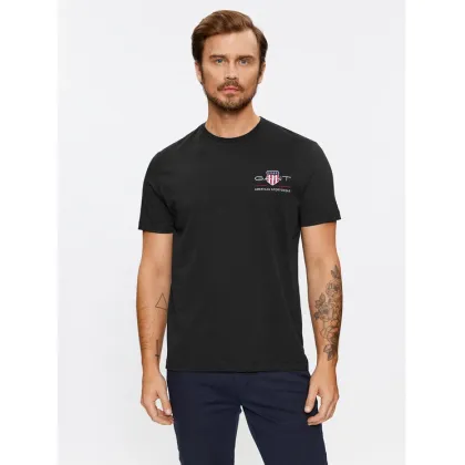 Zdjęcie Gant T-Shirt Reg Archive Shield Emb Ss 2067004 Czarny Regular Fit
