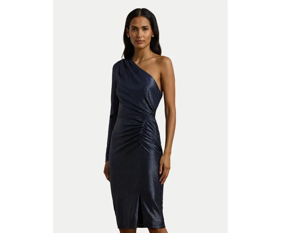 obrazek 1 LAUREN RALPH LAUREN Sukienka koktajlowa 253957567001 Granatowy Slim Fit