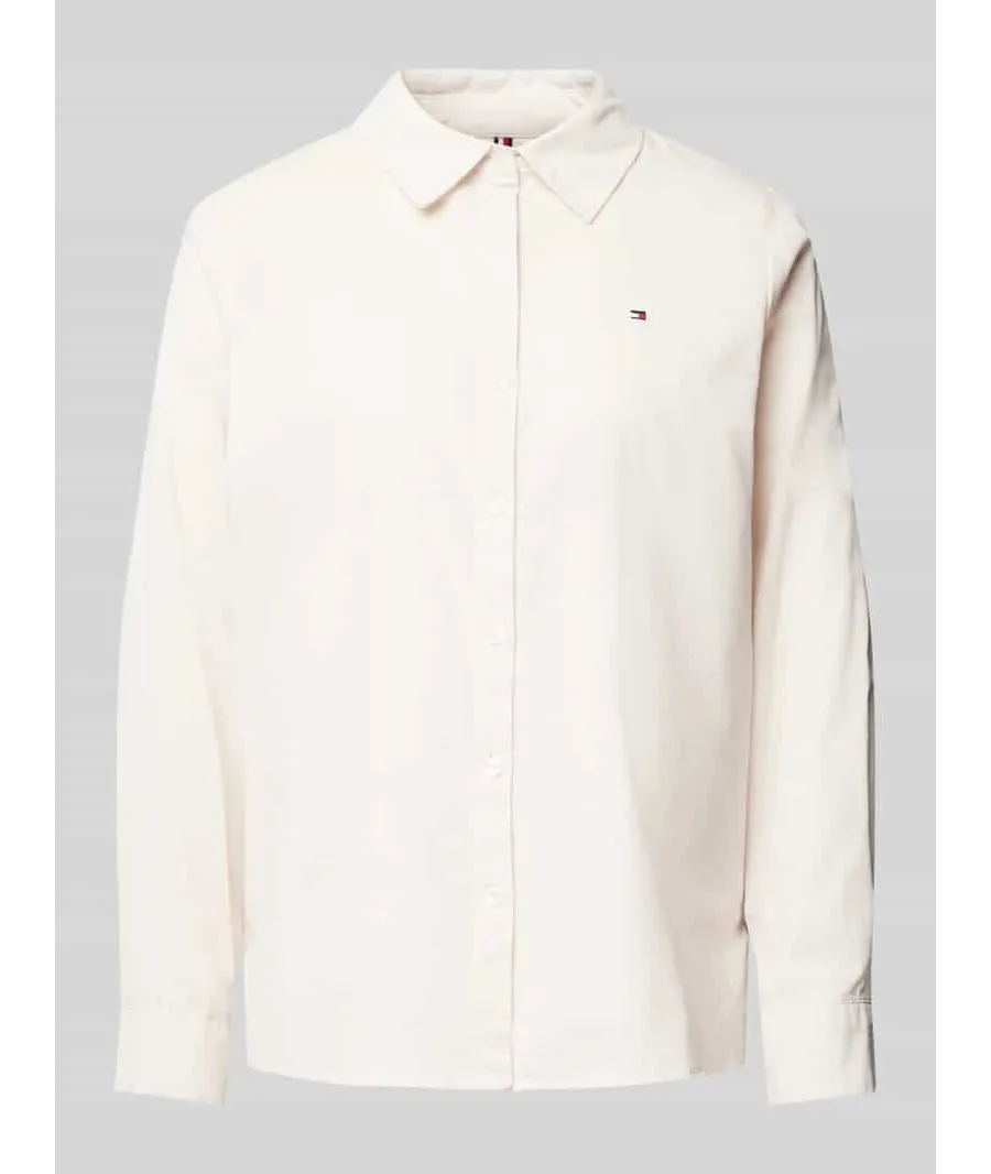 obrazek 1 Bluzka o kroju regular fit z wyhaftowanym logo