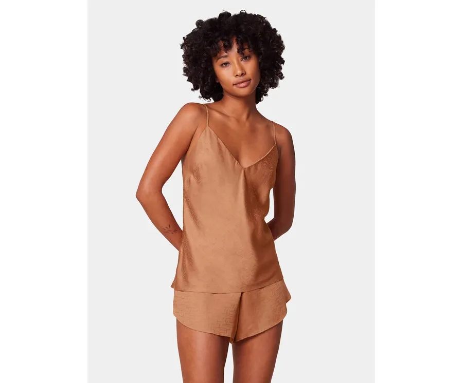 obrazek 1 Triumph Piżama Silky Sensuality 10218279 Brązowy Relaxed Fit