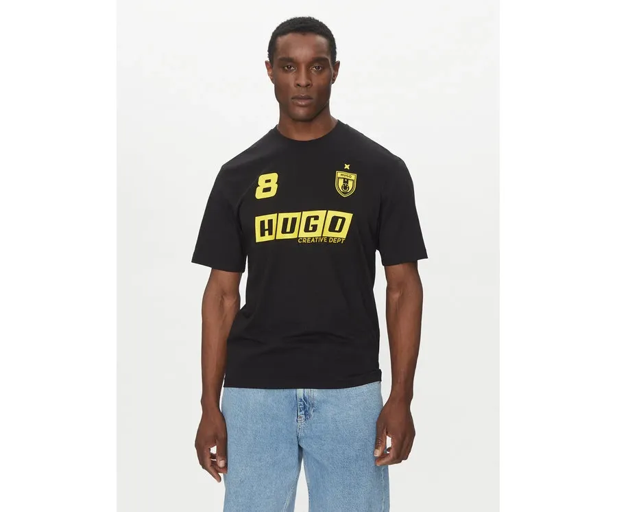 obrazek 1 HUGO T-Shirt Nebulop 50541252 Czarny Regular Fit