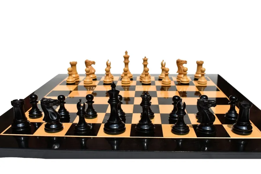 obrazek 2 Prestiżowa plansza z ręcznie polerowanymi figurami do szachów - The Chess Empire