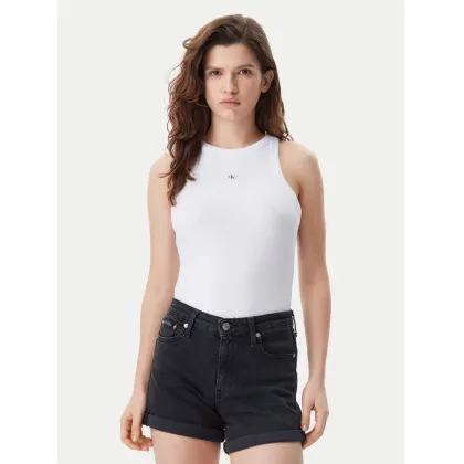 Zdjęcie Calvin Klein Jeans Top J20J225302 Biały Slim Fit