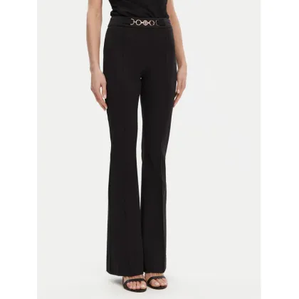 Zdjęcie Fracomina Spodnie materiałowe FR25SVA006W51501 Czarny Flare Fit