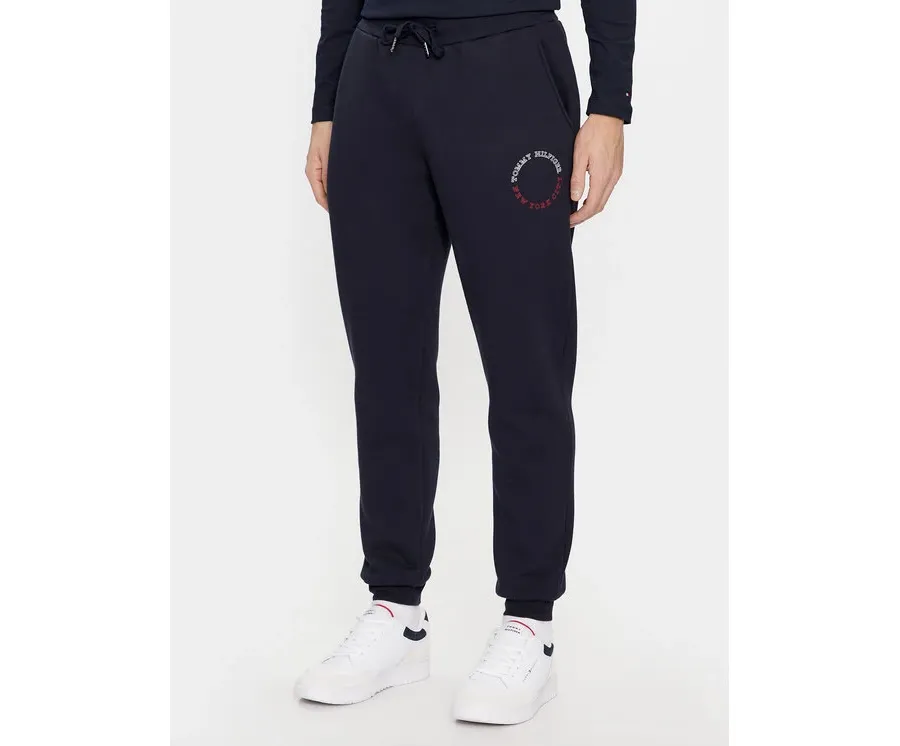 obrazek 1 Tommy Hilfiger Spodnie dresowe MW0MW32701 Granatowy Regular Fit