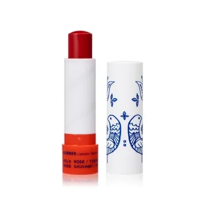 Zdjęcie KORRES Wild Rose Lip Balm tinted red Balsam do ust 4.5 g Red