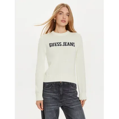 Zdjęcie Guess Jeans Sweter W4BR10 Z3HM1 Biały Regular Fit