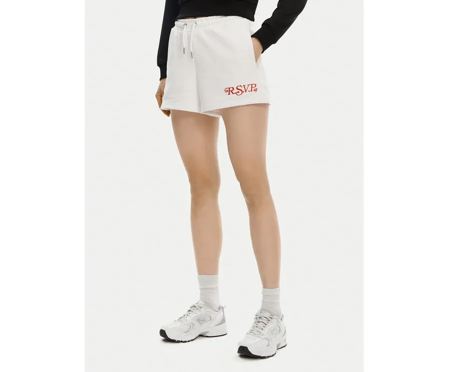 obrazek 1 Fila Szorty sportowe Louches FAW1032 Biały Regular Fit