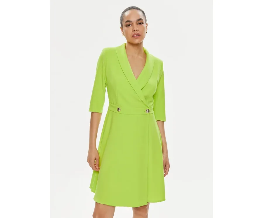 obrazek 1 Rinascimento Sukienka koktajlowa CFC0118280003 Zielony Regular Fit