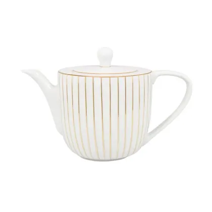 Zdjęcie Ekskluzywny porcelanowy dzbanek Golden Orbit do herbaty