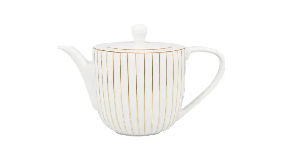 obrazek 1 Ekskluzywny porcelanowy dzbanek Golden Orbit do herbaty