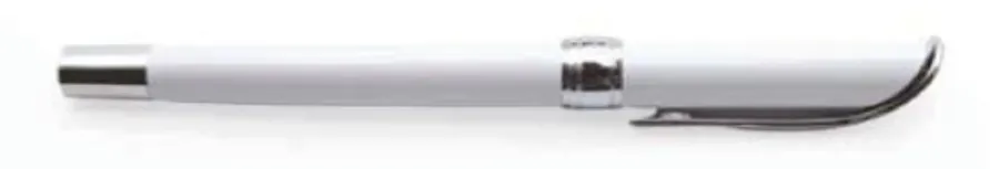 picture 1 Elegant white and silver ballpoint pen
