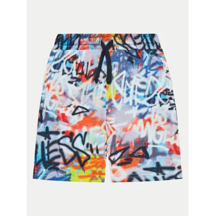 Zdjęcie Guess Szorty sportowe L4GD11 KA6R3 Kolorowy Relaxed Fit