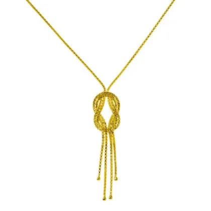 Zdjęcie Luksusowy włoski choker z węzłem 42 cm