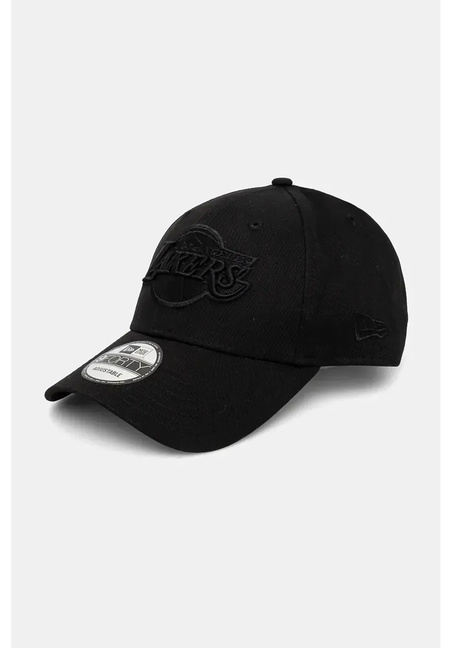 obrazek 1 New Era czapka z daszkiem bawełniana LEAGUE ESSENTIAL 9TWENTY® LOS ANGELES LAKERS kolor czarny z aplikacją 60471482