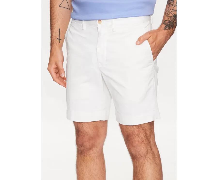 obrazek 1 Polo Ralph Lauren Szorty materiałowe 710799213031 Biały Slim Fit