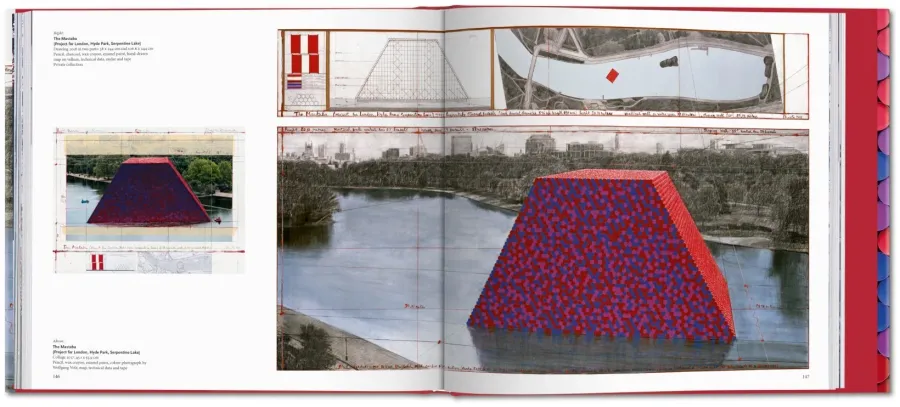 obrazek 6 Książka Christo and Jeanne-Claude. Barrels and The Mastaba 1958–2018 - Taschen