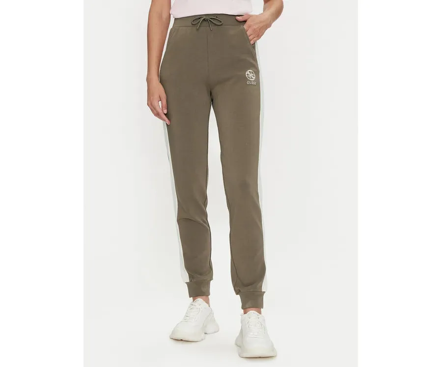 obrazek 1 Guess Spodnie dresowe Elea V4YB02 KCDN0 Brązowy Regular Fit