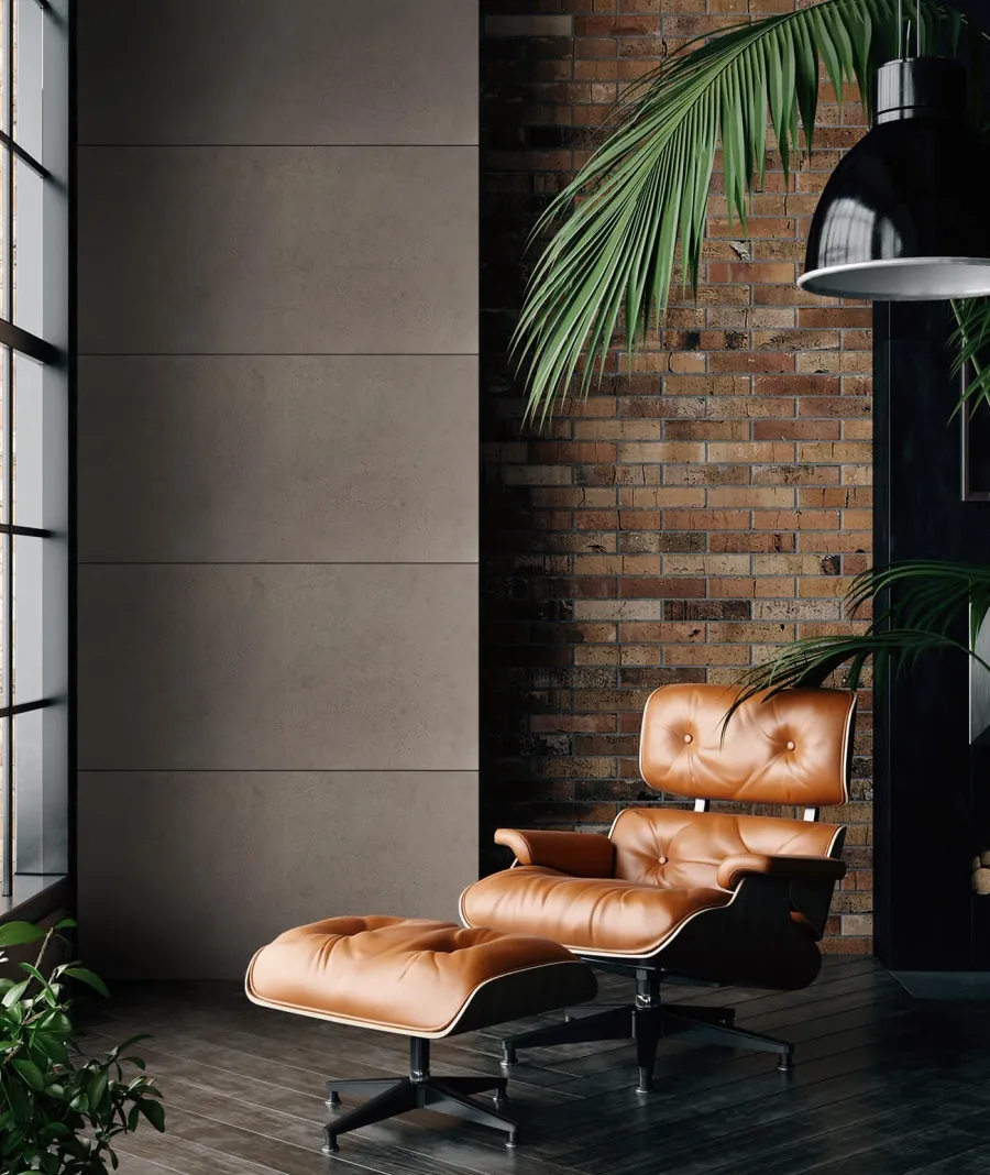 obrazek 1 100x50 cm DS - (brązowy) - płyta beton architektoniczny ultralekka