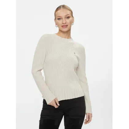 Zdjęcie Aeronautica Militare Sweter 232MA1474DL515 Écru Regular Fit