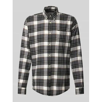 Zdjęcie Koszula casualowa o kroju tailored fit z kołnierzykiem typu button down model ‘Fallbay’