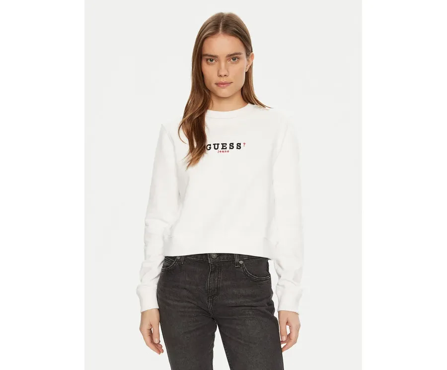 obrazek 1 Guess Jeans Bluza W5RQ28 K68I4 Biały Regular Fit