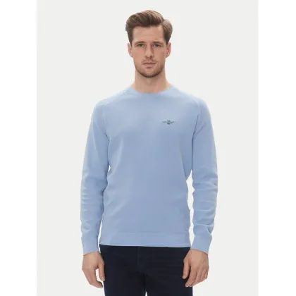 Zdjęcie Aeronautica Militare Sweter 251MA1556L560 Błękitny Regular Fit