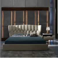 Picture Designer, high-quality Italian bed, queen size - Ulivi Salotti