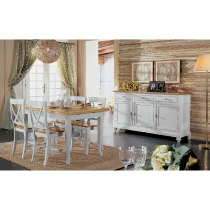 Zdjęcie Kredens 3 drzwi, 3 szuflady, 1 stała półka wewnętrzna - Fratelli Mirandola