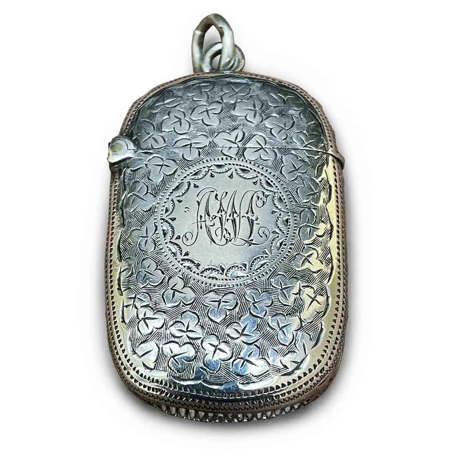 Zdjęcie Pudełko na zapałki z Birmingham Silver - rok 1861-62