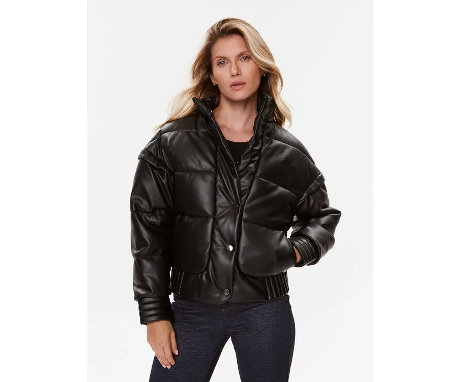 obrazek 1 Guess Kurtka zimowa Ivana W3BL12 WFSP0 Czarny Regular Fit