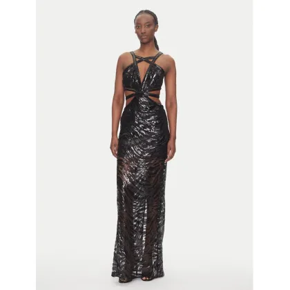 Zdjęcie Just Cavalli Sukienka wieczorowa 78PAO951 Czarny Slim Fit
