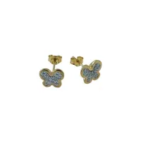 Picture Elegant butterfly earrings with stones