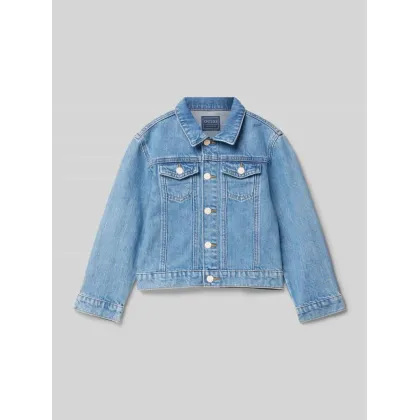 Zdjęcie Guess Kurtka jeansowa K5RL01 D45E0 Niebieski Regular Fit