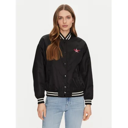 Zdjęcie Guess Jeans Kurtka bomber W5RL43 WHAA2 Czarny Regular Fit