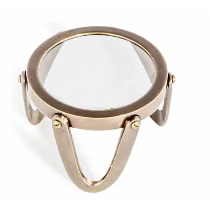 Zdjęcie Lupa stojąca 3'' wykonana z mosiądzu