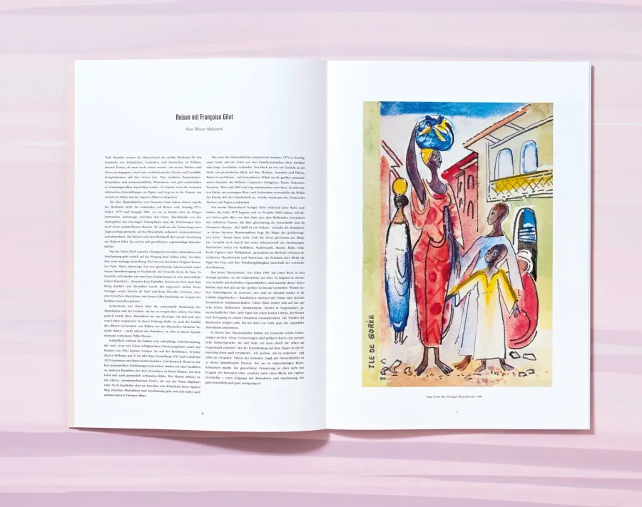 obrazek 26 Książka Françoise Gilot. Three Travel Sketchbooks: Venice, India, Senegal - Taschen
