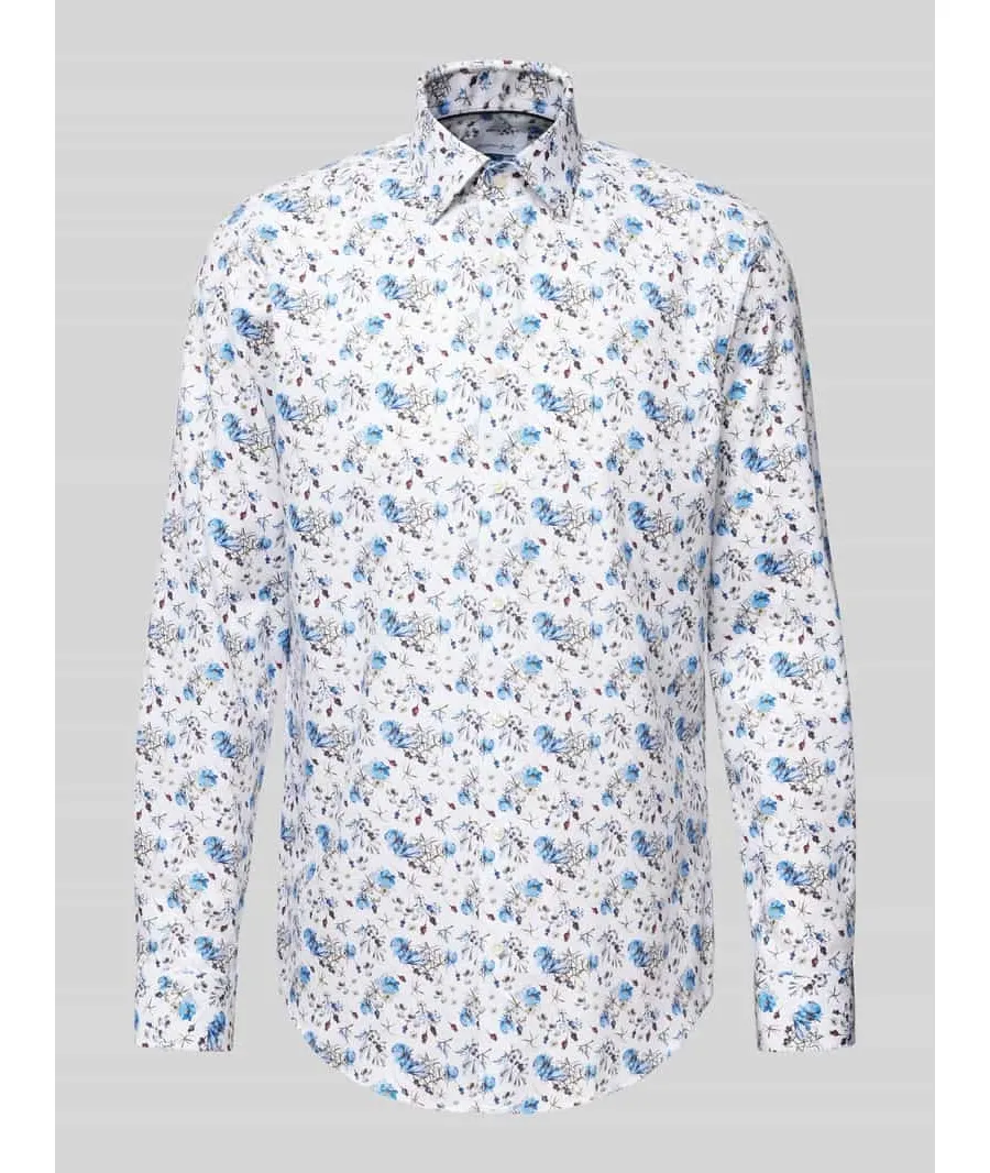 obrazek 1 Koszula biznesowa o kroju slim fit z czystej bawełny