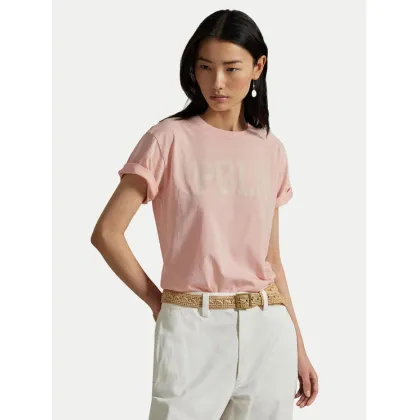 Zdjęcie Polo Ralph Lauren T-Shirt 211965096001 Koralowy Regular Fit