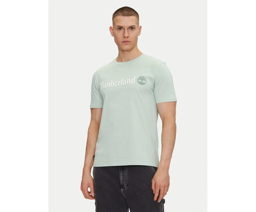 obrazek 1 Timberland T-Shirt TB0A5UPQ Zielony Regular Fit