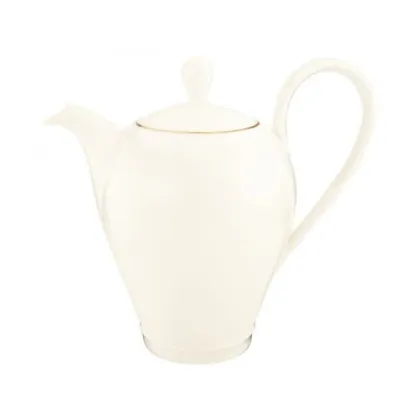 Picture Stylish cream porcelain coffee pot from Germany – Tettau