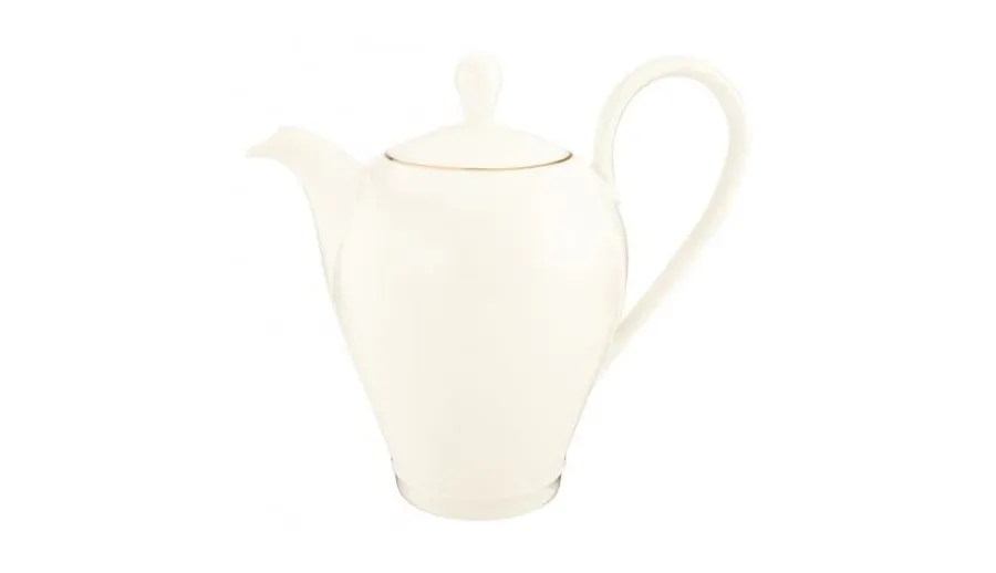 obrazek 1 Stylowy porcelanowy kremowy dzbanek do kawy z Niemiec – Tettau