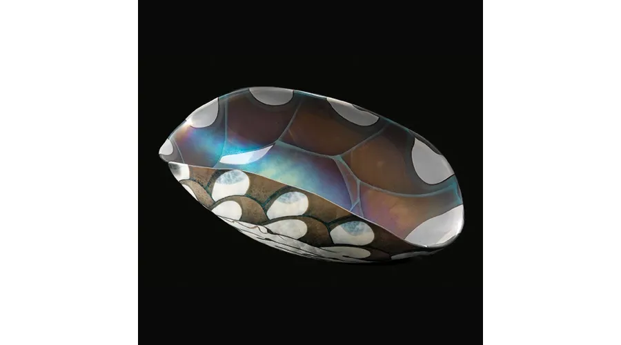 obrazek 1 Designerska włoska misa ze szkła murano