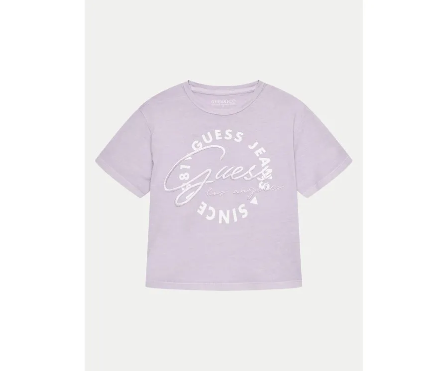 obrazek 1 Guess T-Shirt J4GI30 K8HM4 Fioletowy Boxy Fit