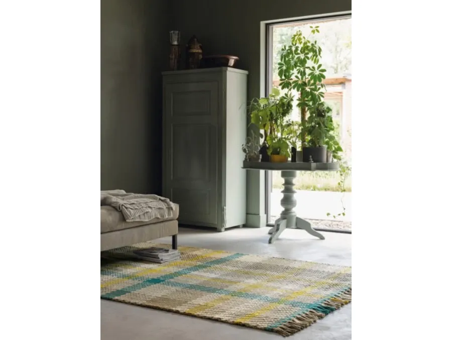 obrazek 3 Cudowny kilimowy dywan w kratkę - ATELIER COUTURE 49401