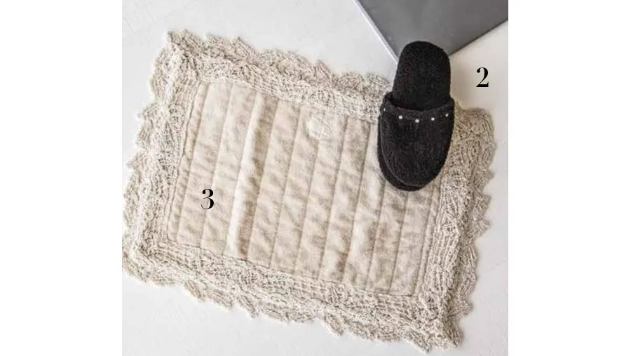 obrazek 2 Ekologicznie barwiony zestaw do łazienki z naturalnych materiałów