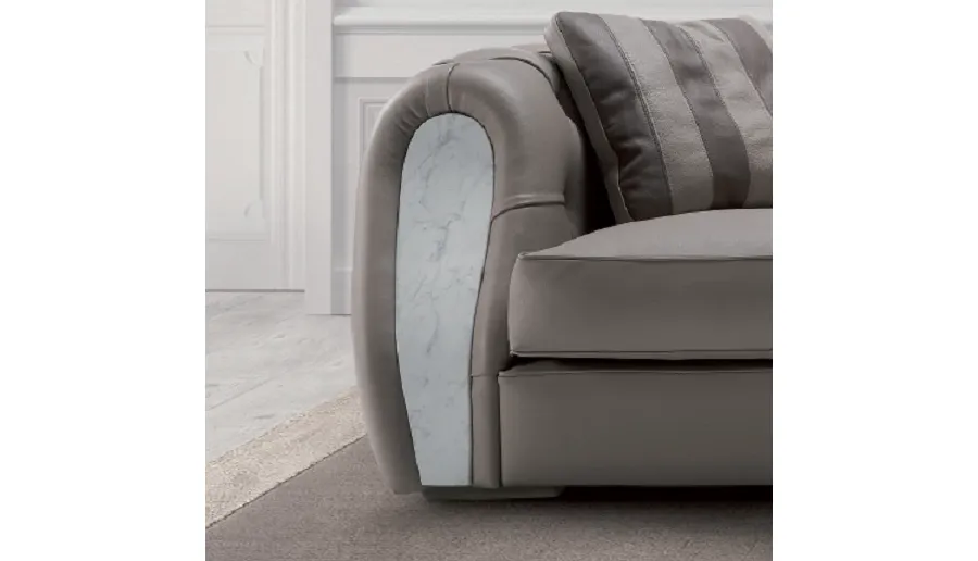obrazek 3 Sofa ze skóry chesterfield, dwuosobowa