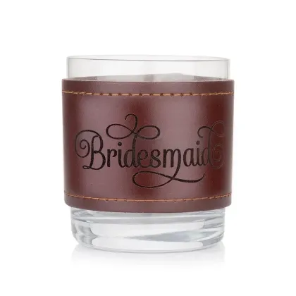 Zdjęcie Piękna kryształowa szklanka do whisky – prezent dla druhny